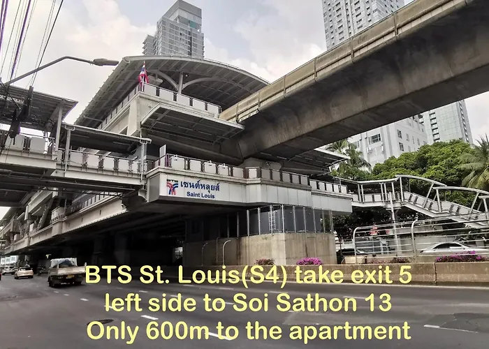 Sathon 15 Close To Bts Skytrain St Louis & Surasak Bangkok